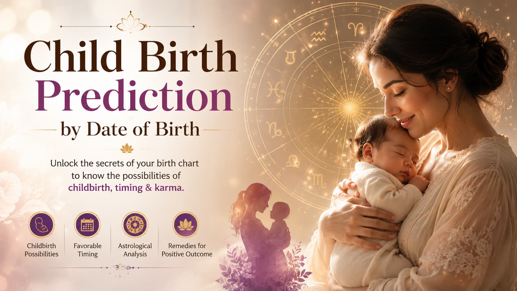 Child birth prediction by date of birth
